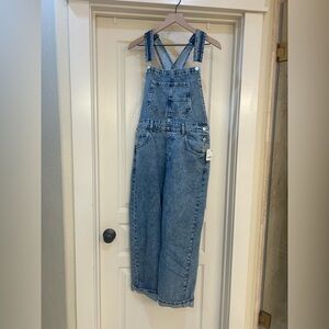 Free people light blue Denim Overalls